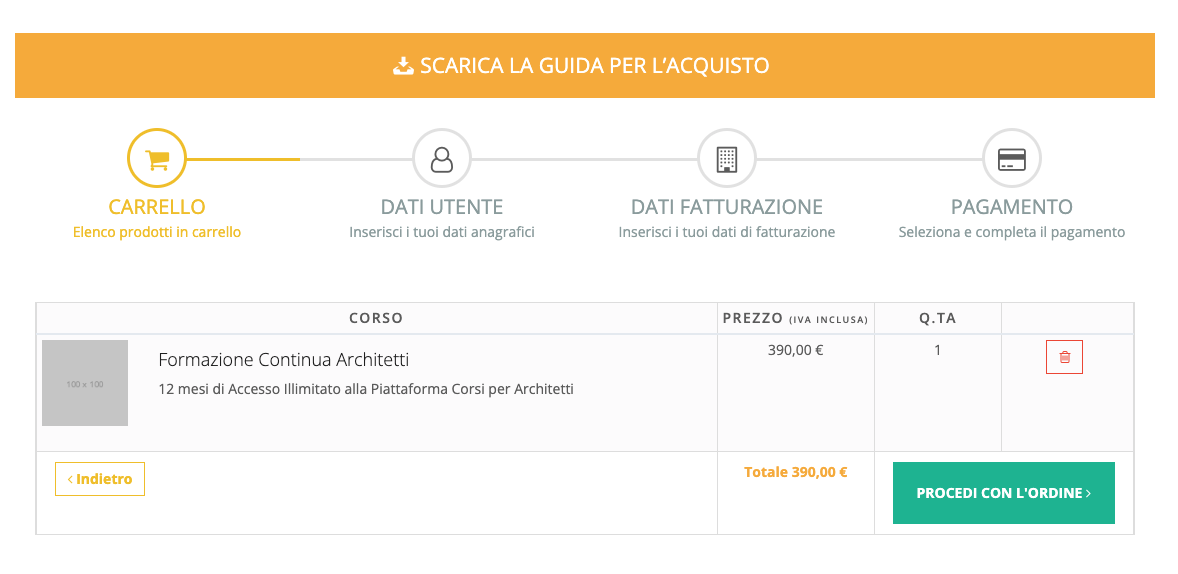 Primo articolo per il blog